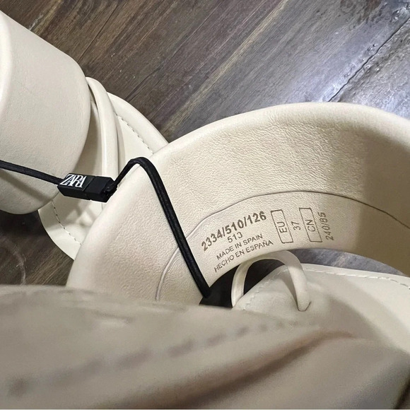 Zara Asymmetrical Toe Strap Heels - Picture 9 of 11